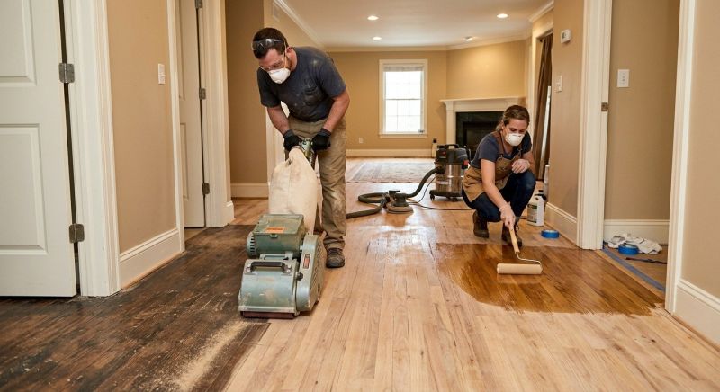 Bamboo Floor Refinishing in Overland Park, KS